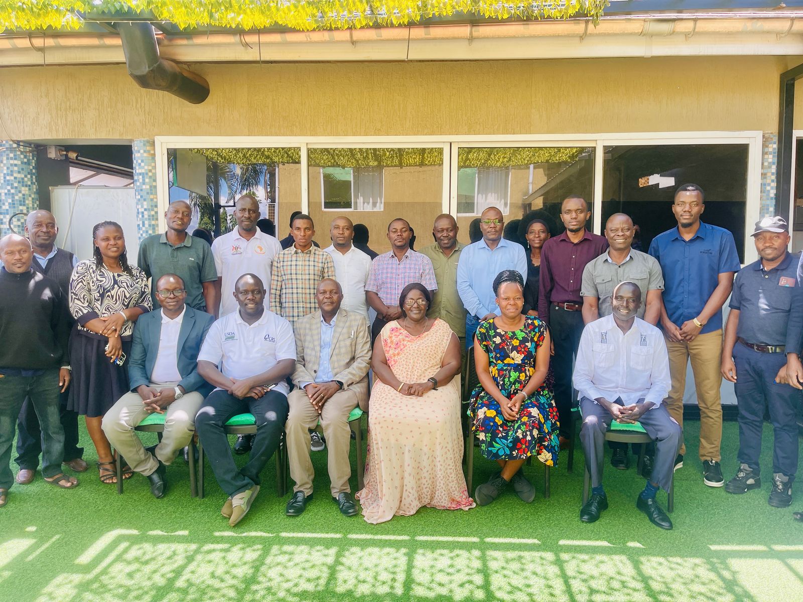 Delegates at the National Vanilla Workshop in Kampala, where Johnson Mugarra presented forecasting findings